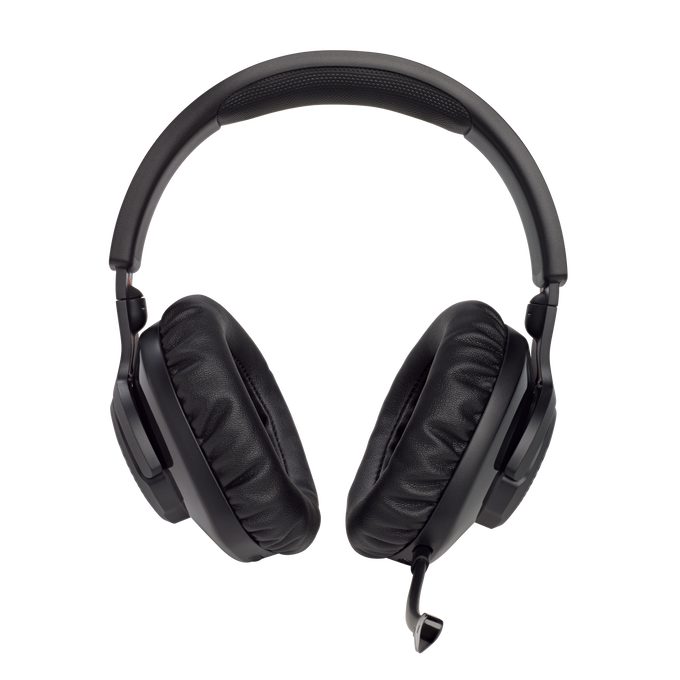 JBL Quantum 350 Wireless - Black - Wireless PC gaming headset with detachable boom mic - Front image number null